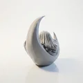 Mô hình tượng trang trí 3D Sleeping On The Moon - Thumbnail 4
