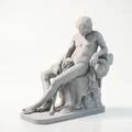 Mô hình 3D Cậu Bé Chăn Cừu Ngủ - Tác phẩm Nghệ thuật Cổ điển - Thumbnail 2