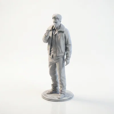 Mô hình nhân vật Smoker in 3D