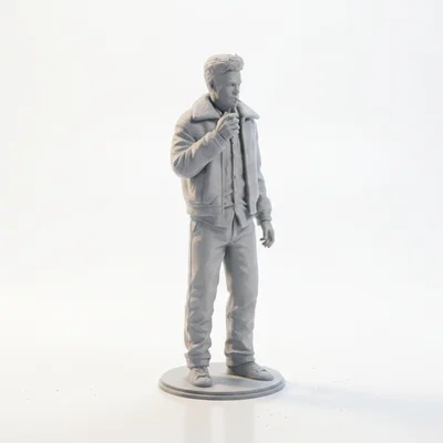 Mô hình nhân vật Smoker in 3D