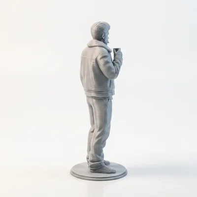 Mô hình nhân vật Smoker in 3D