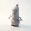 Mô hình Người tuyết trang trí mùa lễ hội - File in 3D - Thumbnail 1