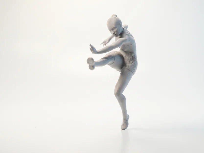 Mô hình Figurine Cầu Thủ Bóng Đá Sút Bóng - File In 3D Sưu Tầm - Image 1