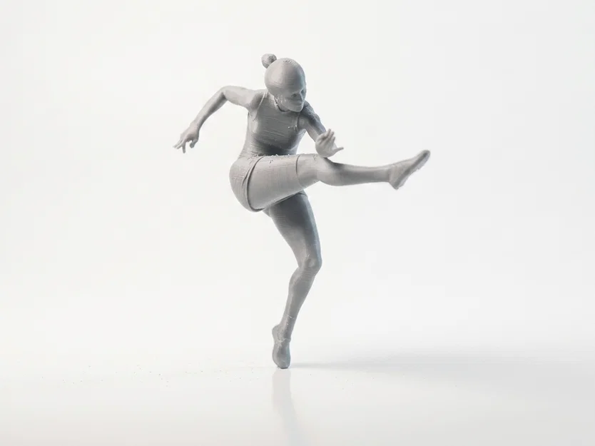 Mô hình Figurine Cầu Thủ Bóng Đá Sút Bóng - File In 3D Sưu Tầm - Image 2