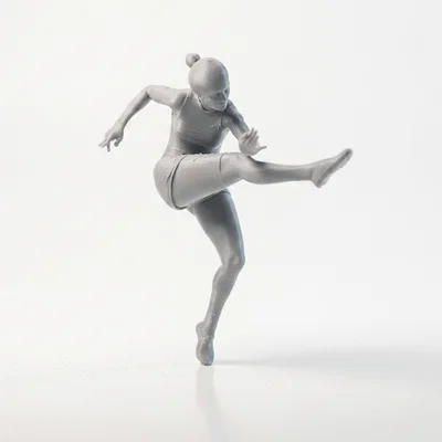 Mô hình Figurine Cầu Thủ Bóng Đá Sút Bóng - File In 3D Sưu Tầm