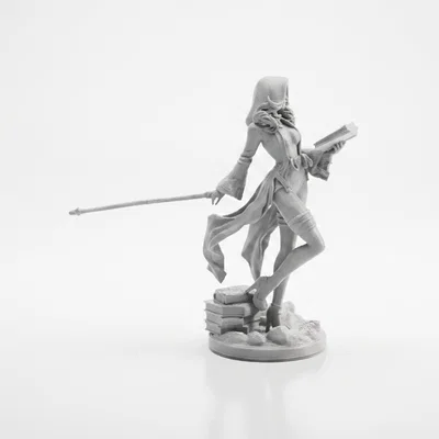 Mô hình 3D Spellcaster - Nhân vật Pháp sư kỳ ảo cho máy in 3D