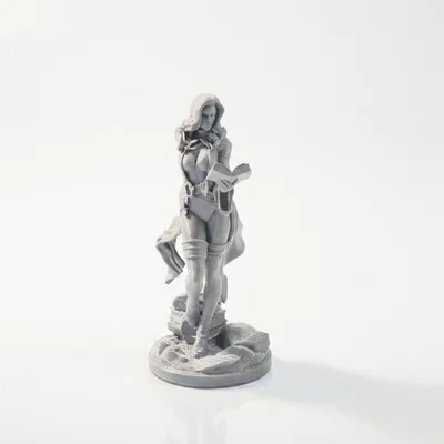 Mô hình 3D Spellcaster - Nhân vật Pháp sư kỳ ảo cho máy in 3D