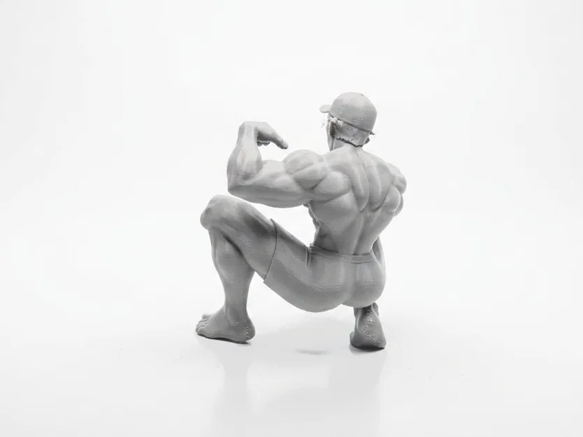 Mô hình tượng người ngồi xổm (Squatting Man) in 3D - Image 4