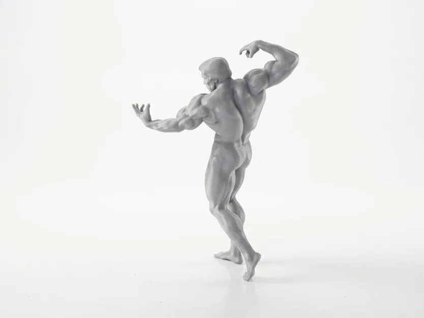 Mô hình tượng vận động viên thể hình cơ bắp in 3D - Image 1