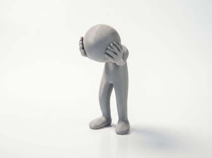 Mô hình 3D figure mô phỏng biểu cảm căng thẳng (Stressed Figure) - Image 1