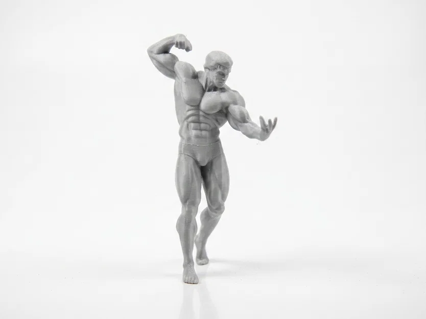 Mô hình tượng vận động viên thể hình cơ bắp in 3D - Image 3