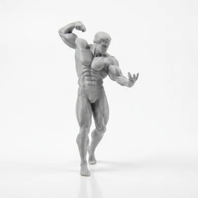 Mô hình tượng vận động viên thể hình cơ bắp in 3D