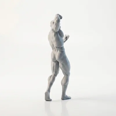Mô hình tượng vận động viên thể hình cơ bắp in 3D