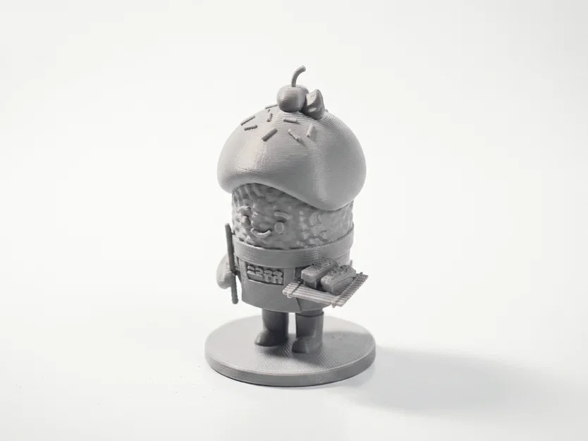 Mô hình nhân vật phục vụ kem (Sundae Serving) in 3D - Image 1