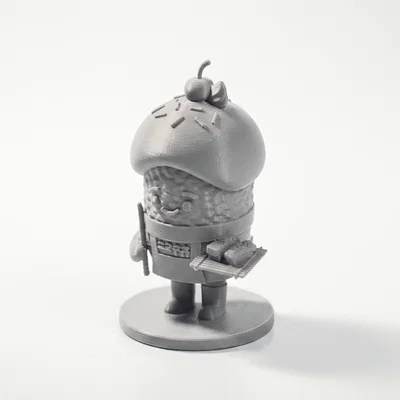 Mô hình nhân vật phục vụ kem (Sundae Serving) in 3D