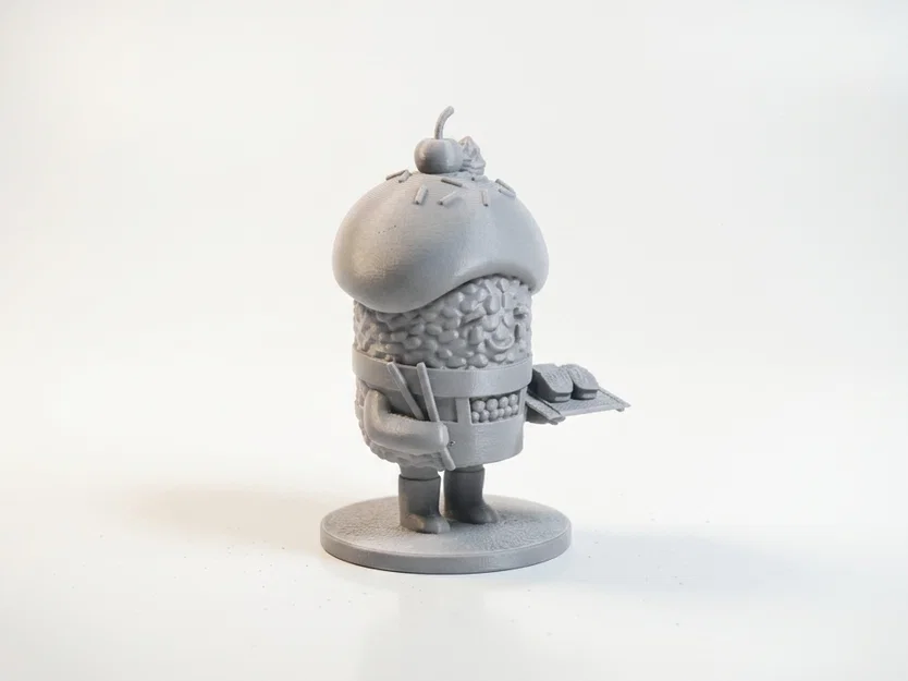 Mô hình nhân vật phục vụ kem (Sundae Serving) in 3D - Image 2