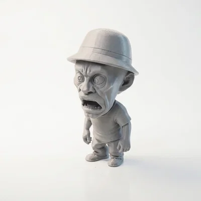 Mô hình tượng nhân vật người đàn ông ngạc nhiên - File in 3D