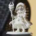 Soulveil – Mô hình chibi Necromancer phong cách Dark Fantasy (STL) - Thumbnail 1
