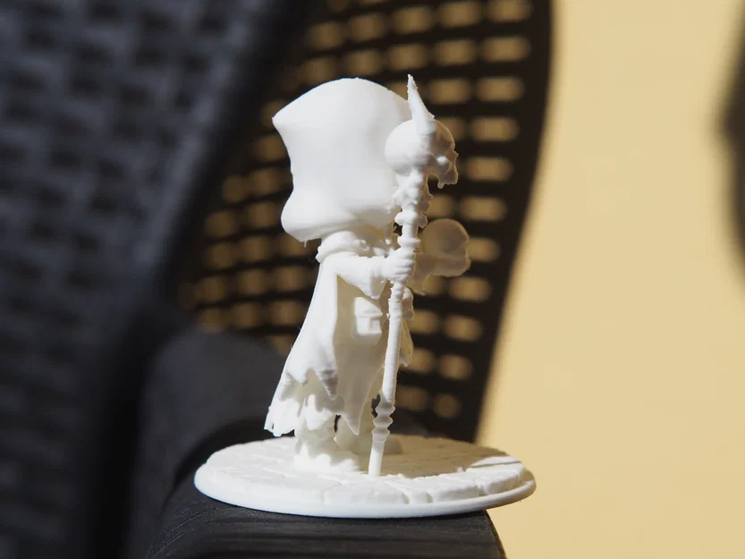 Soulveil – Mô hình chibi Necromancer phong cách Dark Fantasy (STL) - Image 2