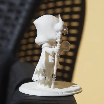 Soulveil – Mô hình chibi Necromancer phong cách Dark Fantasy (STL)