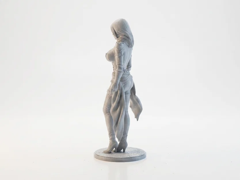 Mô hình chiến binh nữ cầm kiếm in 3D - Tượng trang trí tinh xảo - Image 4