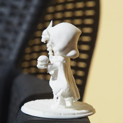 Soulveil – Mô hình chibi Necromancer phong cách Dark Fantasy (STL)