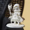 Soulveil – Mô hình chibi Necromancer phong cách Dark Fantasy (STL) - Thumbnail 5