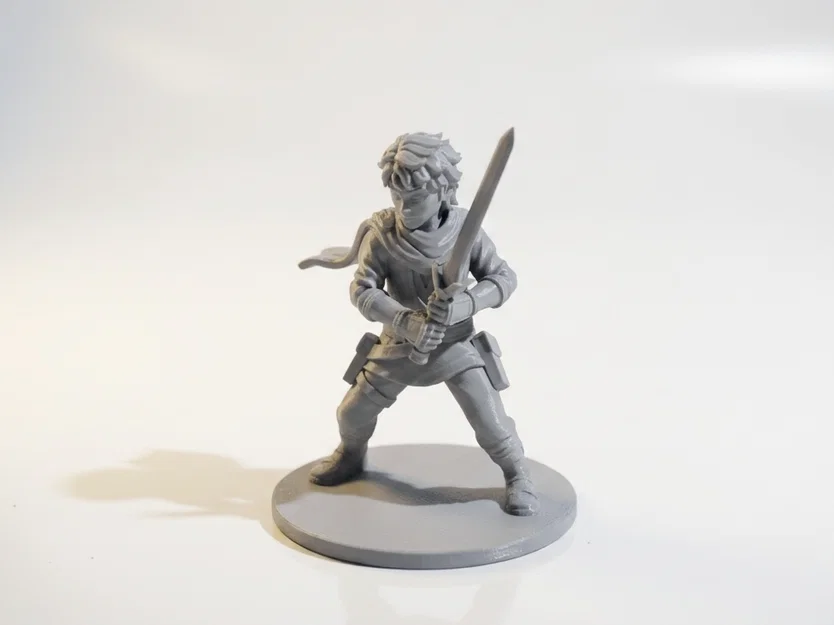 Mô hình tượng Kiếm sĩ Fantasy Warrior in 3D - Image 1