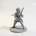 Mô hình tượng Kiếm sĩ Fantasy Warrior in 3D - Thumbnail 1