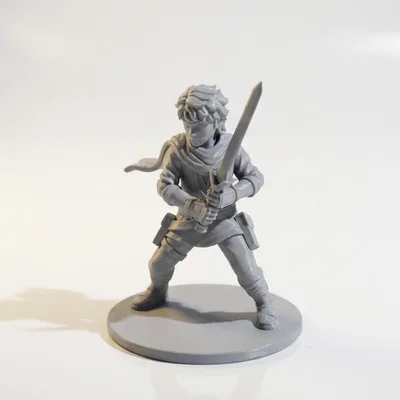 Mô hình tượng Kiếm sĩ Fantasy Warrior in 3D