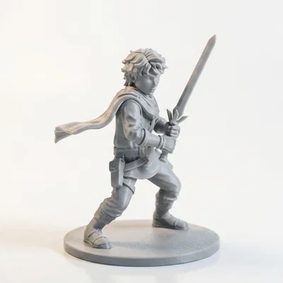 Mô hình tượng Kiếm sĩ Fantasy Warrior in 3D