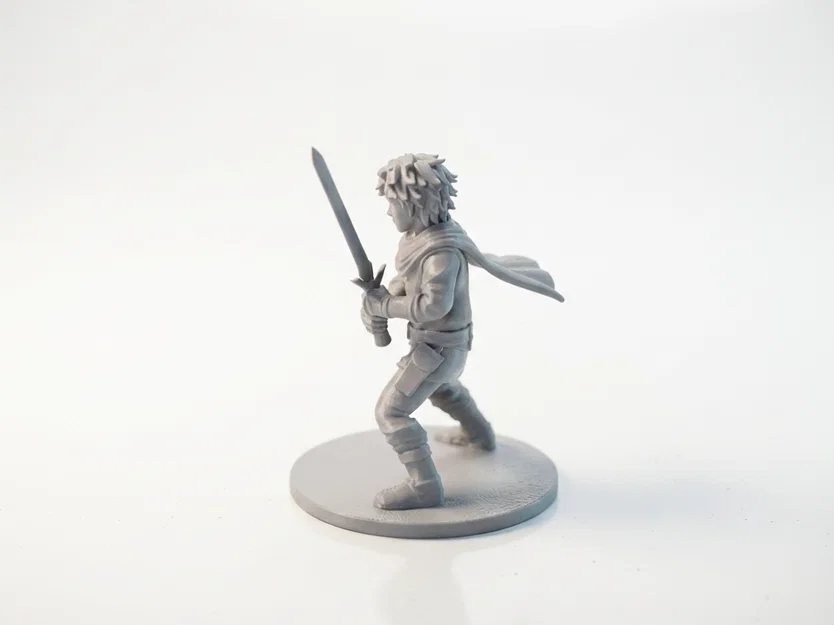 Mô hình tượng Kiếm sĩ Fantasy Warrior in 3D - Image 4