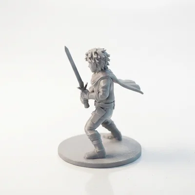 Mô hình tượng Kiếm sĩ Fantasy Warrior in 3D
