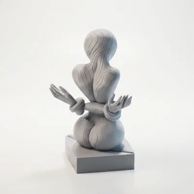 Tượng Nghệ Thuật 3D Hình Nhân Vật Suy Tư (Tortured Sculpture)