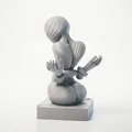 Tượng Nghệ Thuật 3D Hình Nhân Vật Suy Tư (Tortured Sculpture) - Thumbnail 2