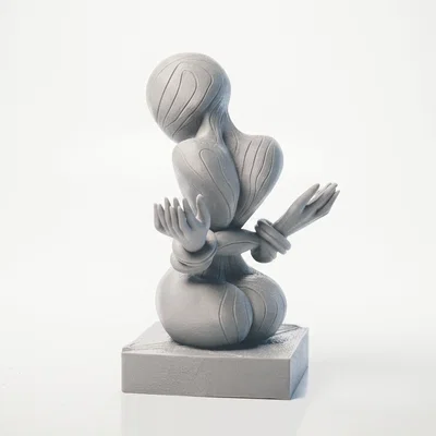 Tượng Nghệ Thuật 3D Hình Nhân Vật Suy Tư (Tortured Sculpture)