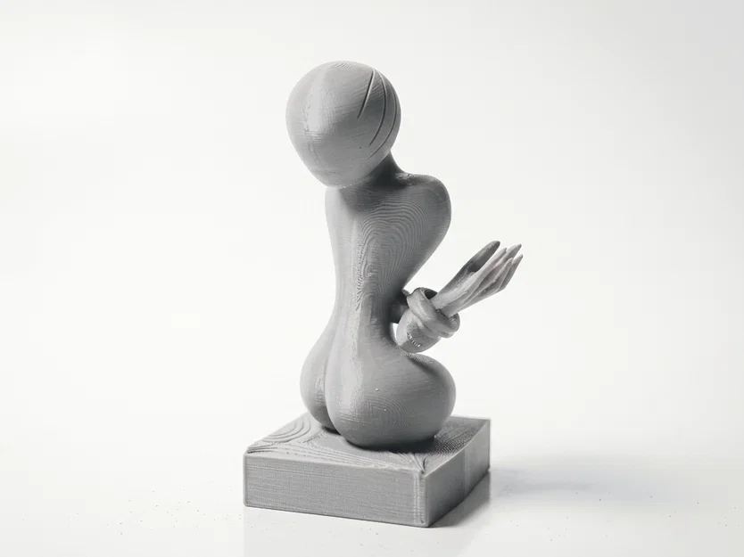 Tượng Nghệ Thuật 3D Hình Nhân Vật Suy Tư (Tortured Sculpture) - Image 3