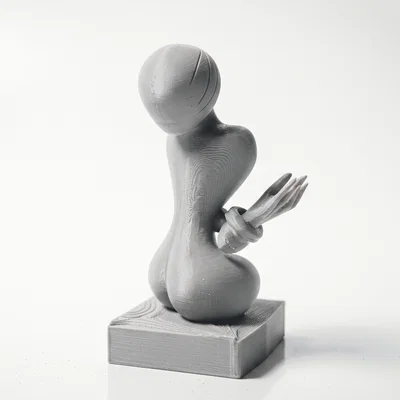 Tượng Nghệ Thuật 3D Hình Nhân Vật Suy Tư (Tortured Sculpture)