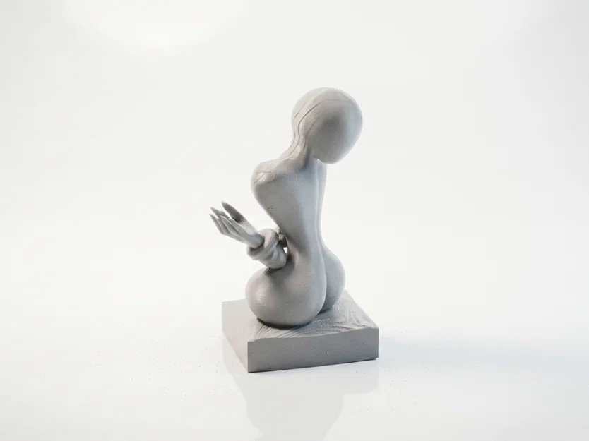 Tượng Nghệ Thuật 3D Hình Nhân Vật Suy Tư (Tortured Sculpture) - Image 4