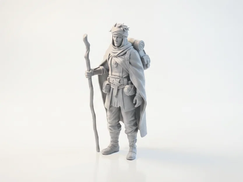 Mô hình 3D nhân vật lữ hành giả tưởng (Traveller Adventurer) - Image 1