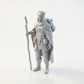 Mô hình 3D nhân vật lữ hành giả tưởng (Traveller Adventurer) - Thumbnail 1