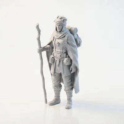 Mô hình 3D nhân vật lữ hành giả tưởng (Traveller Adventurer)