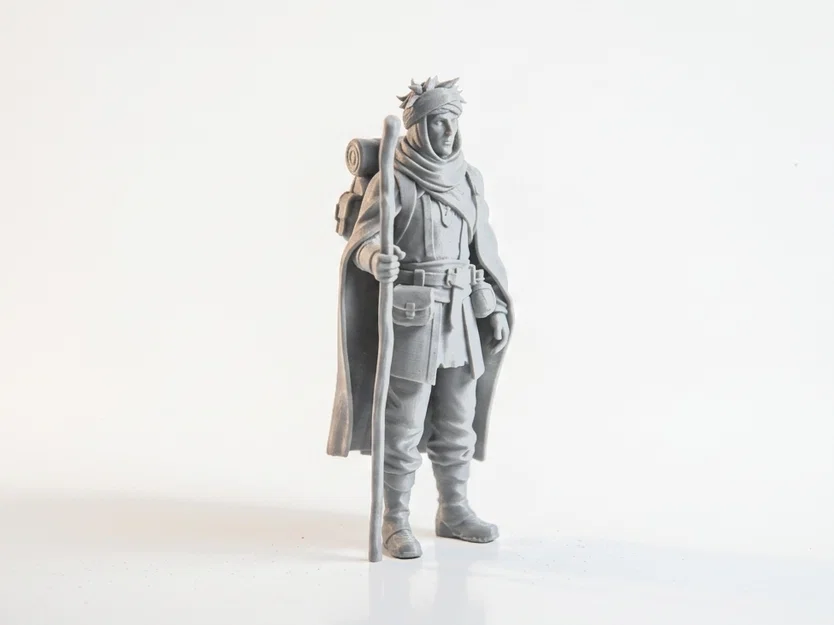 Mô hình 3D nhân vật lữ hành giả tưởng (Traveller Adventurer) - Image 2