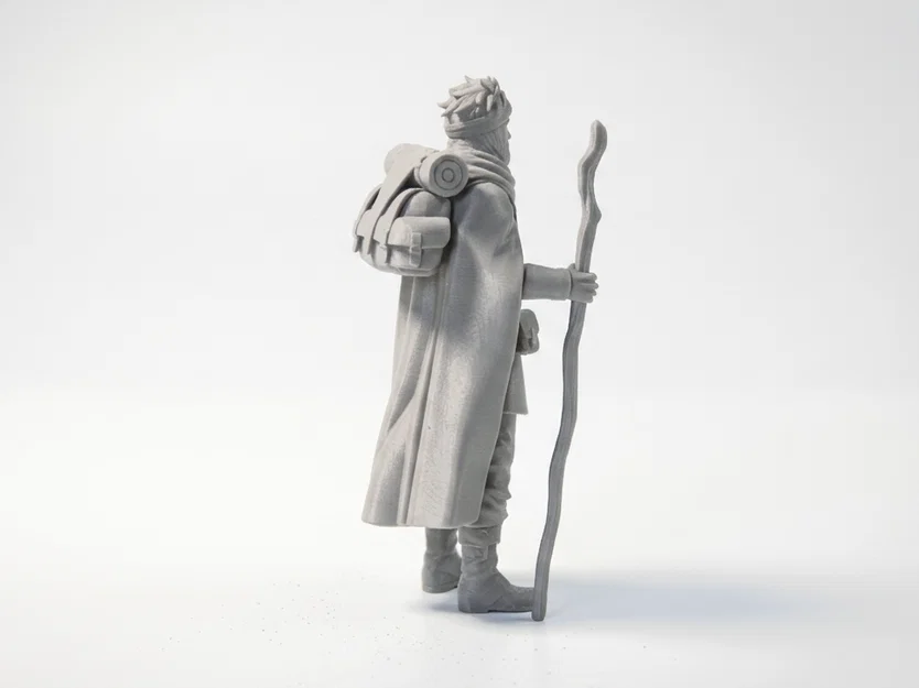 Mô hình 3D nhân vật lữ hành giả tưởng (Traveller Adventurer) - Image 3
