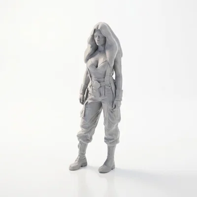 Mô hình 3D Nhân vật Thợ săn Kho báu Phiêu lưu