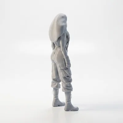 Mô hình 3D Nhân vật Thợ săn Kho báu Phiêu lưu