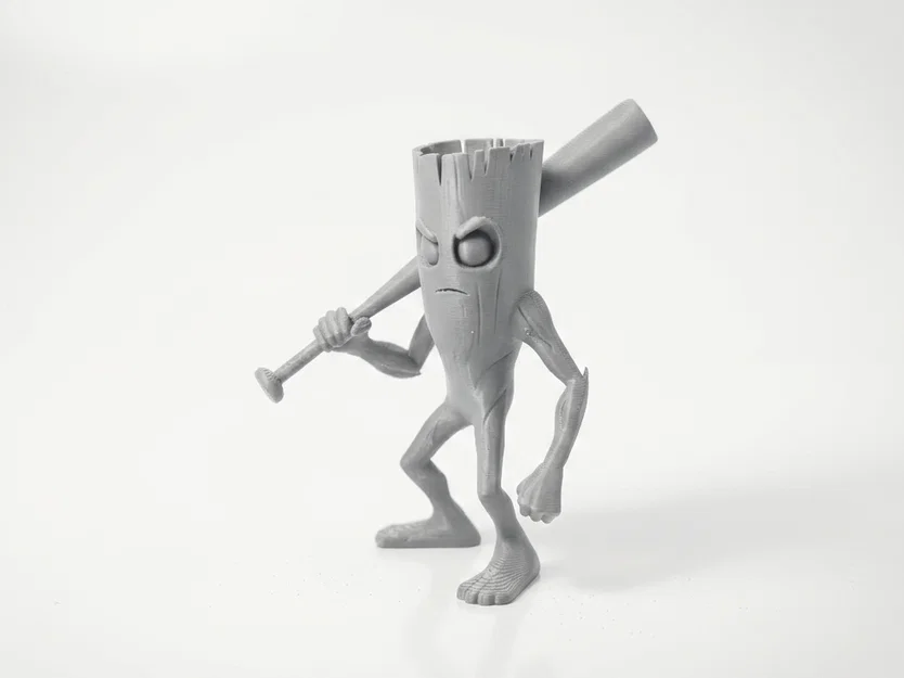 Mô hình tượng nhân vật Tree Batter - Đồ chơi trang trí 3D in ấn - Image 1