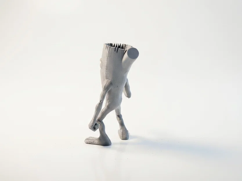 Mô hình tượng nhân vật Tree Batter - Đồ chơi trang trí 3D in ấn - Image 4