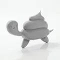 Mô hình Rùa Turdle với thiết kế vỏ xoắn độc đáo - Tượng 3D in ấn - Thumbnail 2