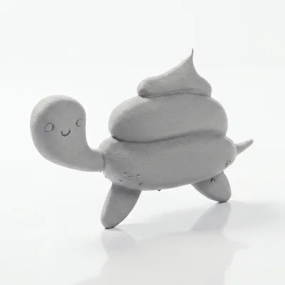 Mô hình Rùa Turdle với thiết kế vỏ xoắn độc đáo - Tượng 3D in ấn